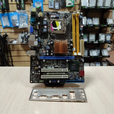 Лот: 24611971. Фото: 1. Мат. плата ASUS P5KPL-AM IN/ROEM... Материнские платы