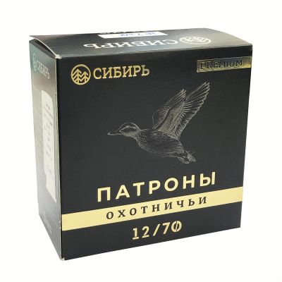 Лот: 25515514. Фото: 1. Патрон 12x70 (Сибирь) PREMIUM... Патроны