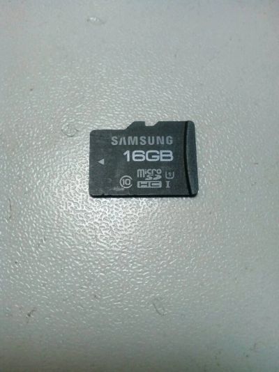 Лот: 9415552. Фото: 1. Флеш карта Samsung MicroSD 16gb... USB-флеш карты