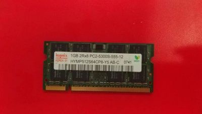 Лот: 10078906. Фото: 1. So-Dimm Hynix 1GB DDR-2 667mhz... Оперативная память