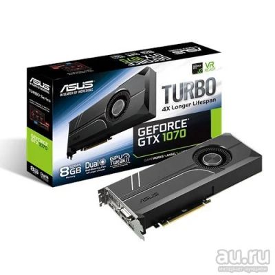 Лот: 12878573. Фото: 1. ASUS TURBO-GTX1070-8G. Гарантия... Видеокарты