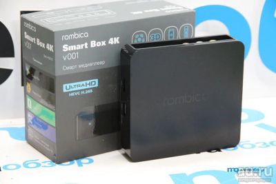 Лот: 13264336. Фото: 1. smart box 4k v001 android. 4 ядра... Медиаплееры