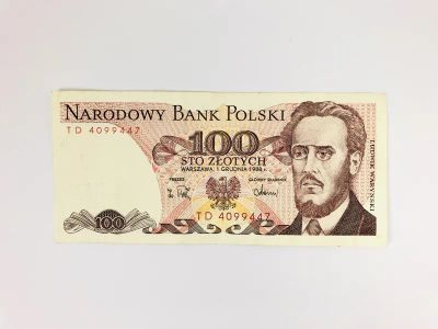 Лот: 23302619. Фото: 1. Банкнота. Польша. 100 злотых... Другое (банкноты)