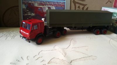 Лот: 17670830. Фото: 1. КАМАЗ 5410 с тентом. Автомоделизм