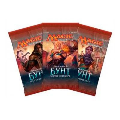 Лот: 9038780. Фото: 1. МТГ Эфирный бунт Бустер (MTG). Настольные игры, карты