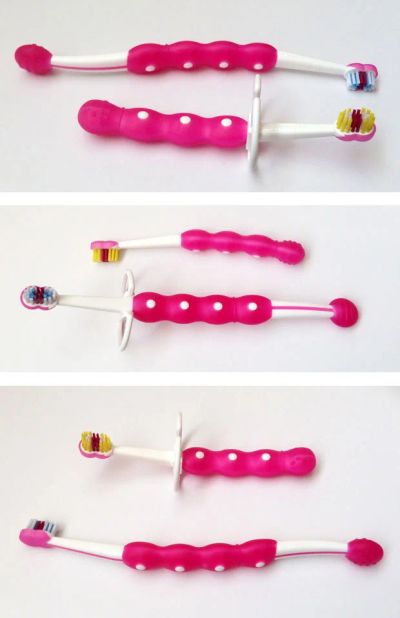 Лот: 7646509. Фото: 1. зубная щетка MAM Learn To Brush... Детская гигиена
