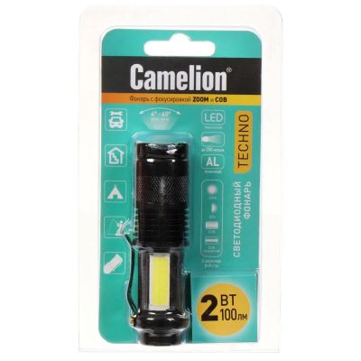 Лот: 24095597. Фото: 1. Фонарь Camelion, LED51531, алюминий... Уличное освещение