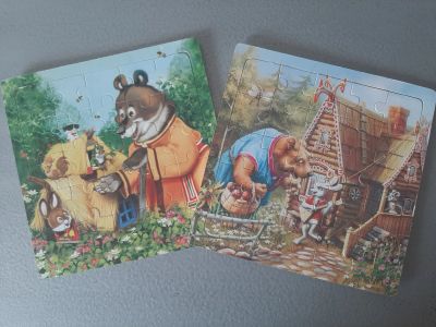 Лот: 15945890. Фото: 1. деревянные пазлы Теремок одним... Пазлы