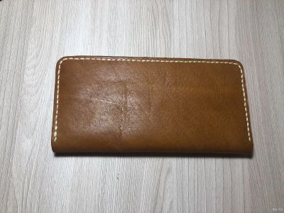 Лот: 12997060. Фото: 1. Кошелёк ручной работы, кожаный. Бумажники, кошельки, портмоне