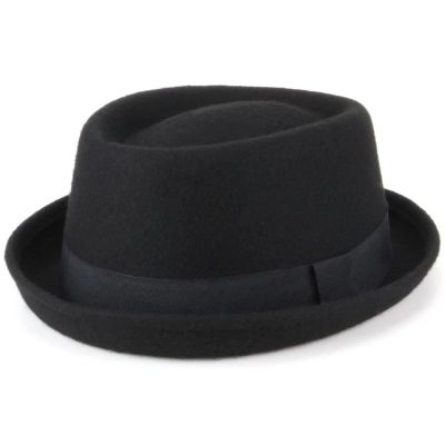 Лот: 7457628. Фото: 1. Шляпа Hawkins Black Wool Pork... Головные уборы