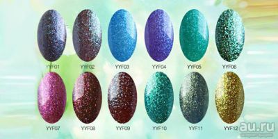 Лот: 9505342. Фото: 1. Гель лак BlueSky Shellac палитра... Лак для ногтей