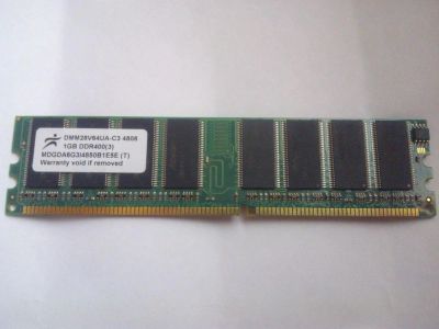 Лот: 5160930. Фото: 1. Память 1Gb DDR400(3). Оперативная память