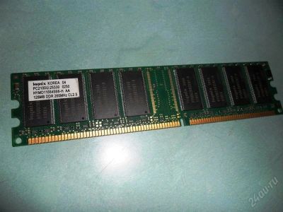 Лот: 830940. Фото: 1. Оперативная память 128Mb DDR-266... Оперативная память