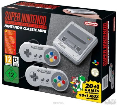 Лот: 13248765. Фото: 1. Super Nintendo Classic Mini (SNES... Игровые приставки, консоли