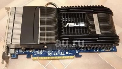 Лот: 19949105. Фото: 1. Бесшумная GeForce 9600GT 512Mb... Видеокарты