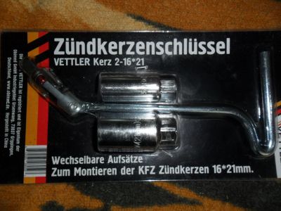 Лот: 8118372. Фото: 1. Ключ свечной Vettler Kerz 2... Ручные инструменты для автомобиля
