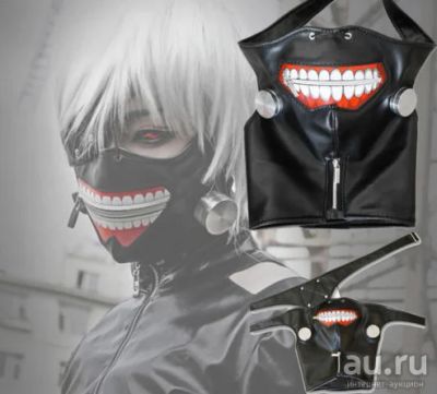 Лот: 12985548. Фото: 1. Аниме Маска Ken kaneki. Карнавальные маски, шляпы, аксессуары