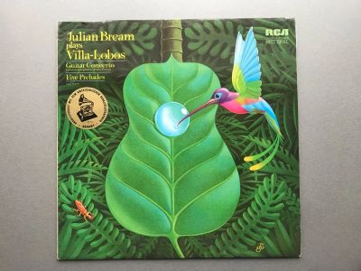 Лот: 20425366. Фото: 1. Julian Bream plays Villa-Lobos. Аудиозаписи