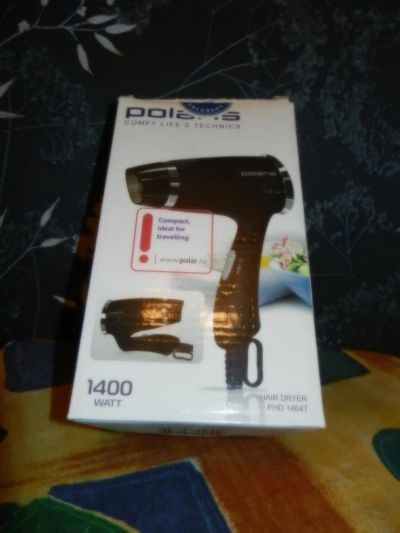 Лот: 4776265. Фото: 1. Фен Polaris PHD 1464T. 1400 WATT... Укладка и стрижка волос, бритьё, эпиляция