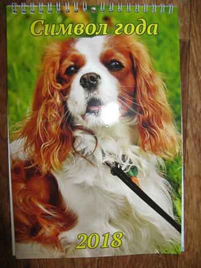 Лот: 8816016. Фото: 1. календарь "год собаки" на поделки... Открытки ручной работы