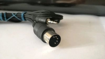 Лот: 10028280. Фото: 1. Кабель Разъём DIN - Jack пятиштырьковый... Шнуры, кабели, разъёмы