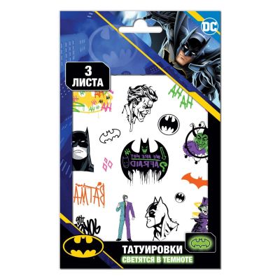 Лот: 24452497. Фото: 1. Наклейки-татуировки ND Play "Бэтмен... Материалы для ручной работы