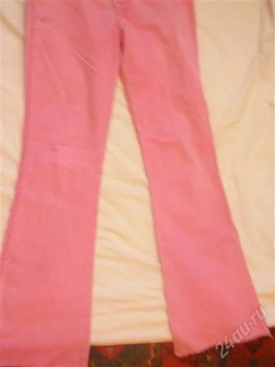 Лот: 1764379. Фото: 1. джинсы розовые. Джинсы
