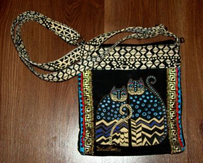 Лот: 3395354. Фото: 1. Сумочка с котами, Индия. Сумки