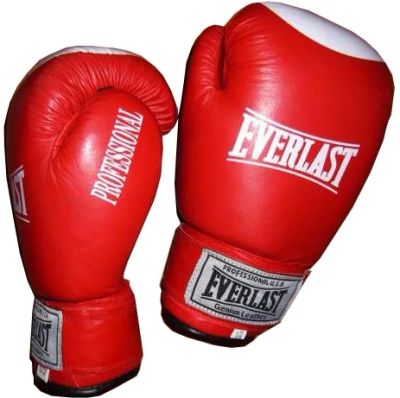 Лот: 3839072. Фото: 1. Перчатки бокс Everlast "Professional... Одежда для боевых искусств