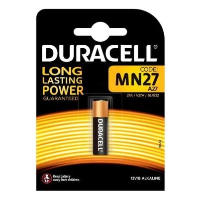 Лот: 21515492. Фото: 1. Батарейка 27A (MN27) Duracell... Батарейки, аккумуляторы, элементы питания