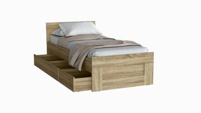 Лот: 25677470. Фото: 1. Кровать c 2мя ящиками Istra Pro... Кровати