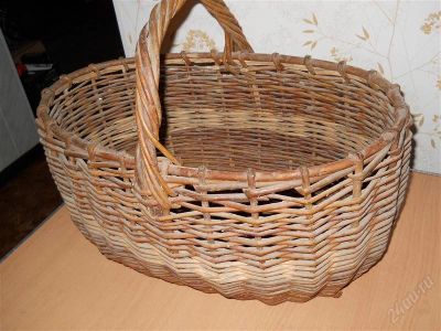 Лот: 2230156. Фото: 1. Корзина из лозы. Другое (домашний быт)