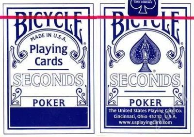Лот: 1762484. Фото: 1. Карты Bicycle Second ( синие). Разное
