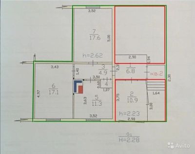 Лот: 10309159. Фото: 1. Продам 2ух комнатную квартиру. Квартиры, студии