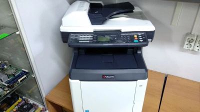Лот: 18020467. Фото: 1. Цветное лазерное МФУ Kyocera EcoSys... МФУ и копировальные аппараты