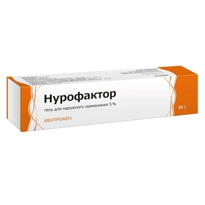 Лот: 23719570. Фото: 1. Нурофактор 5% гель для наружного... Лекарства