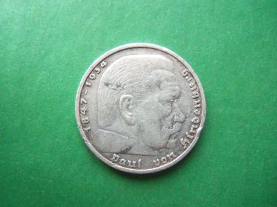 Лот: 18662585. Фото: 1. Германия.Третий Рейх 5 марок 1935... Германия и Австрия