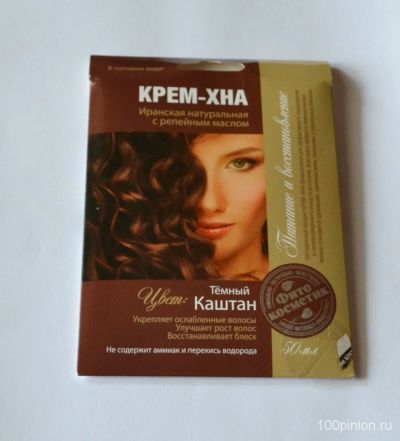 Лот: 10030583. Фото: 1. Даром крем-хна Фитокосметик Тёмный... Уход за волосами 