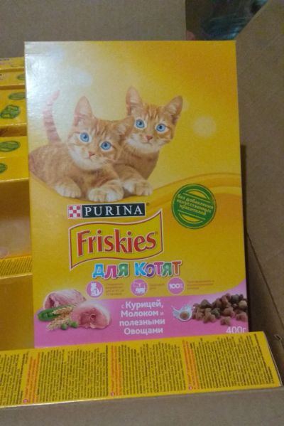 Лот: 18805127. Фото: 1. корм для котят Friskies курица... Корма