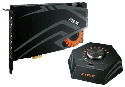 Лот: 11743421. Фото: 1. Звуковая карта Asus raid strix. Звуковые карты