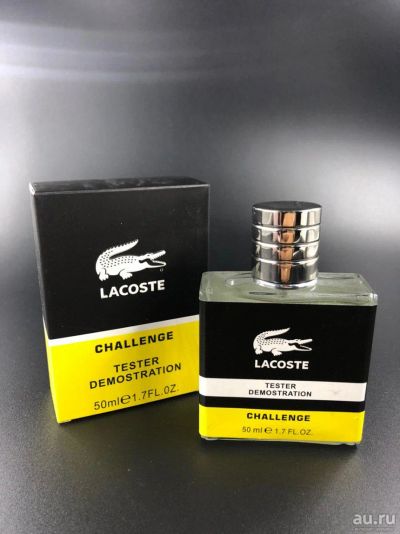 Лот: 16330973. Фото: 1. Тестер. Lacoste Challenge объем... Мужская парфюмерия