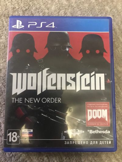 Лот: 16991479. Фото: 1. Диск на PS4 Wolfenstein The New... Игры для консолей