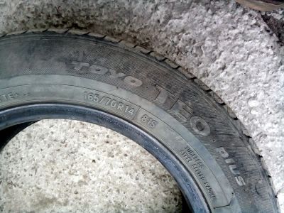 Лот: 11409617. Фото: 1. Шины летние Toyo 165/70/R14. 4... Шины
