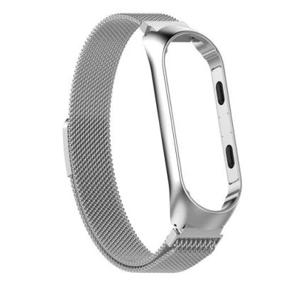 Лот: 16865271. Фото: 1. Ремешок для Xiaomi Band 3/4 (миланская... Смарт-часы, фитнес-браслеты, аксессуары