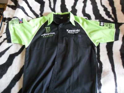 Лот: 5523272. Фото: 1. Рубашка Monster Kawasaki. Рубашки, водолазки