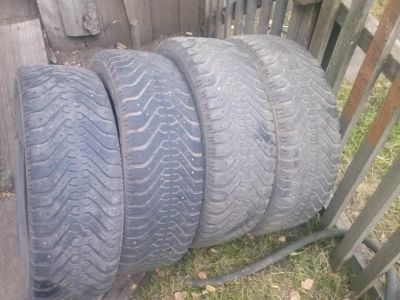 Лот: 8318358. Фото: 1. Комплект зимней резины R16. без... Шины