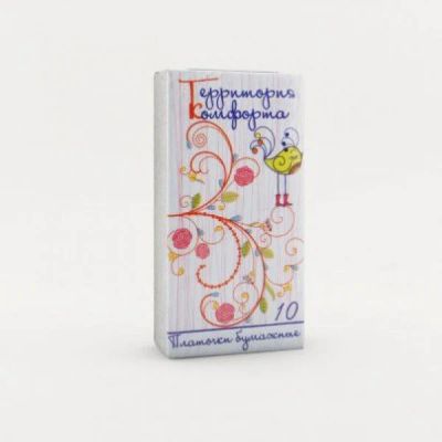 Лот: 14497114. Фото: 1. Платочки бумажные 3-сл Классик... Средства личной гигиены 