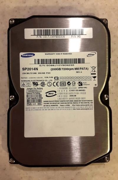 Лот: 11038707. Фото: 1. Жесткий диск HDD 3.5" Samsung... Жёсткие диски (HDD)