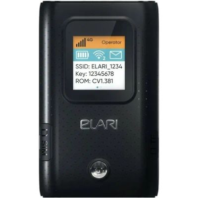 Лот: 22025780. Фото: 1. Роутер Wi-Fi Elari Smart 4G, черный. Маршрутизаторы (роутеры)