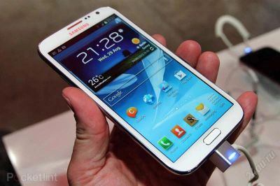 Лот: 2399542. Фото: 1. samsung galaxy note 2 белый. Смартфоны